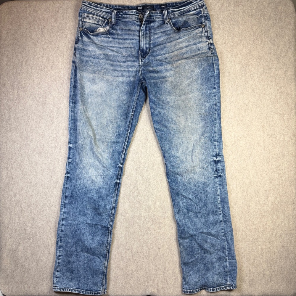 BKE Tyler Straight Leg Jeans Mens 38x36 Blue Medium Wash Denim Pants